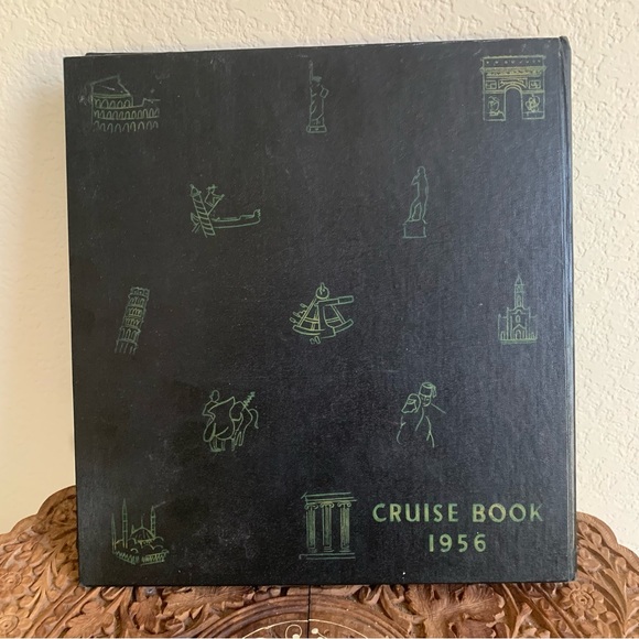 USS Coral Sea CV-43 US Navy 1956 Mediterranean Cruise Book Gibraltar Info Sheet - Picture 13 of 15